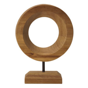 ADORNO EM MADEIRA WOOD – MARROM